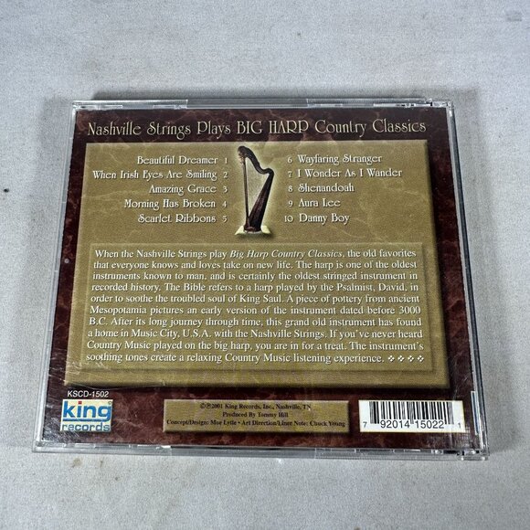 Nashville Strings Plays Big Harp Country Classics CD Album - Picture 2 of 4